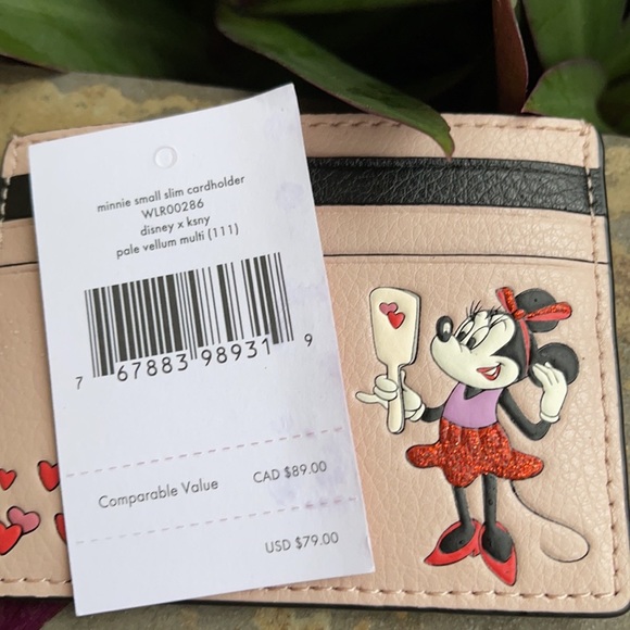 disney x kate spade new york minnie sm cardholder NWT - Picture 4 of 9